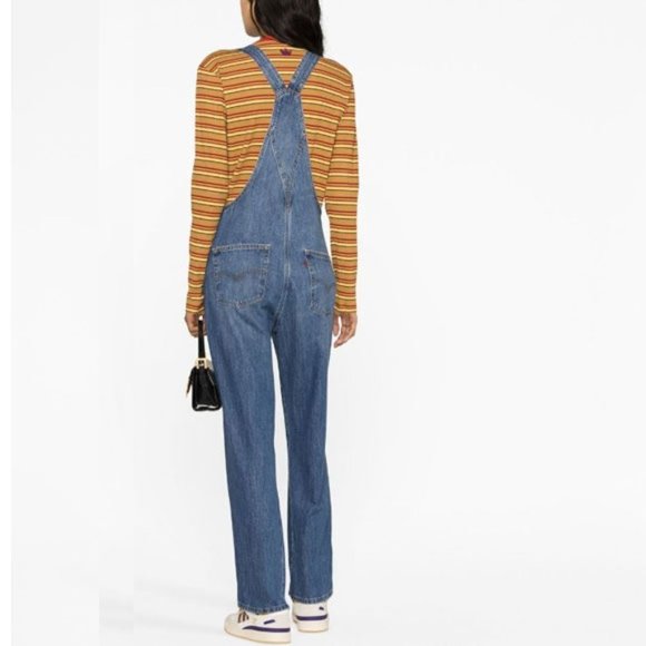 Levi's On Hiatus Vintage Overalls Medium Wash - Picture 3 of 15